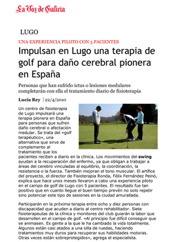 terapia de golf en Lugo